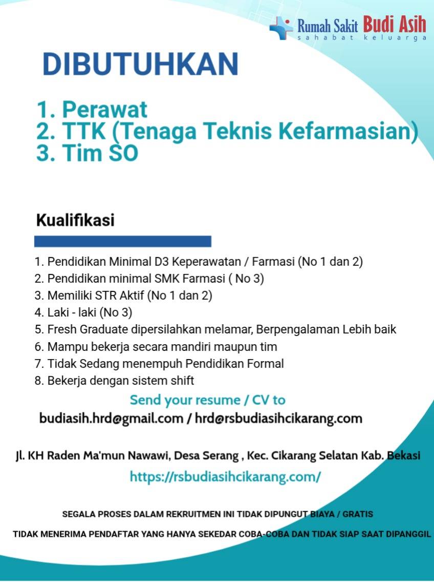 PERAWAT, TTK & TIM SO